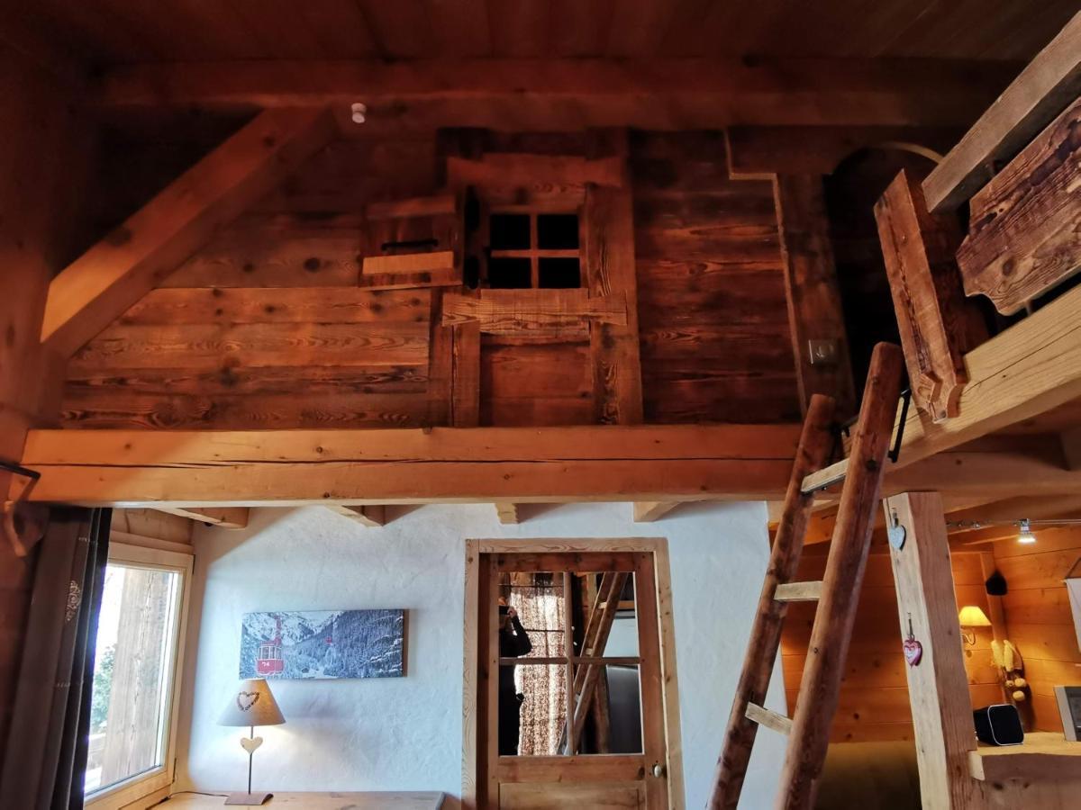Petit chalet individuel de caractère Megève Esterno foto