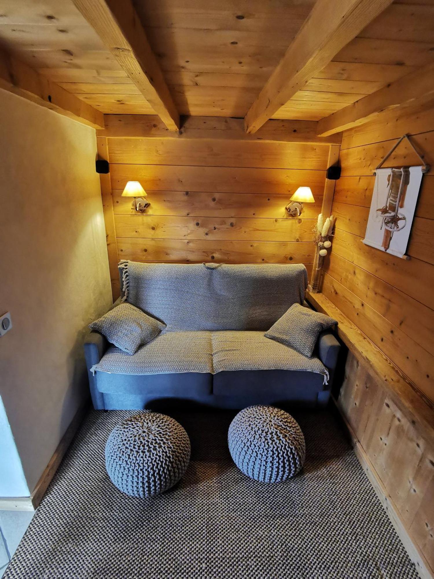 Petit chalet individuel de caractère Megève Esterno foto
